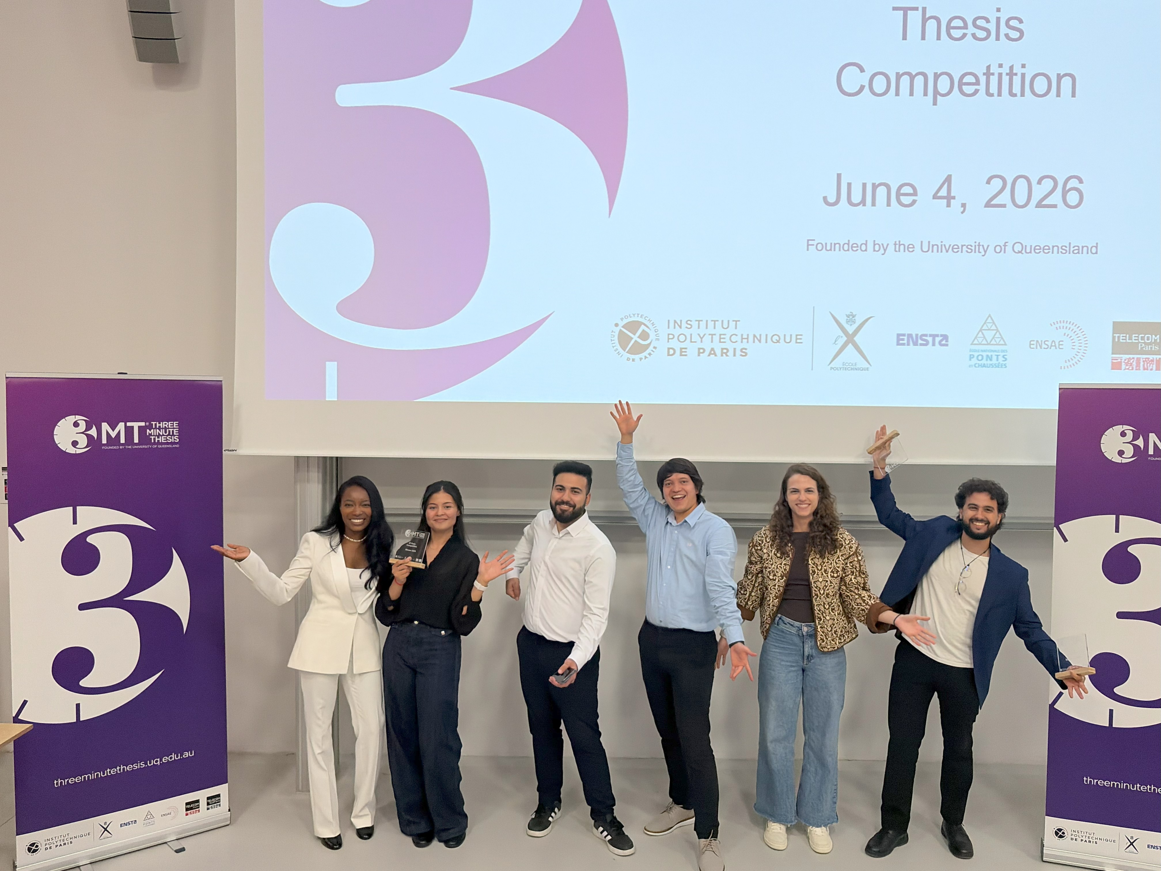 The 2026 IP Paris 3MT Competition Candidates