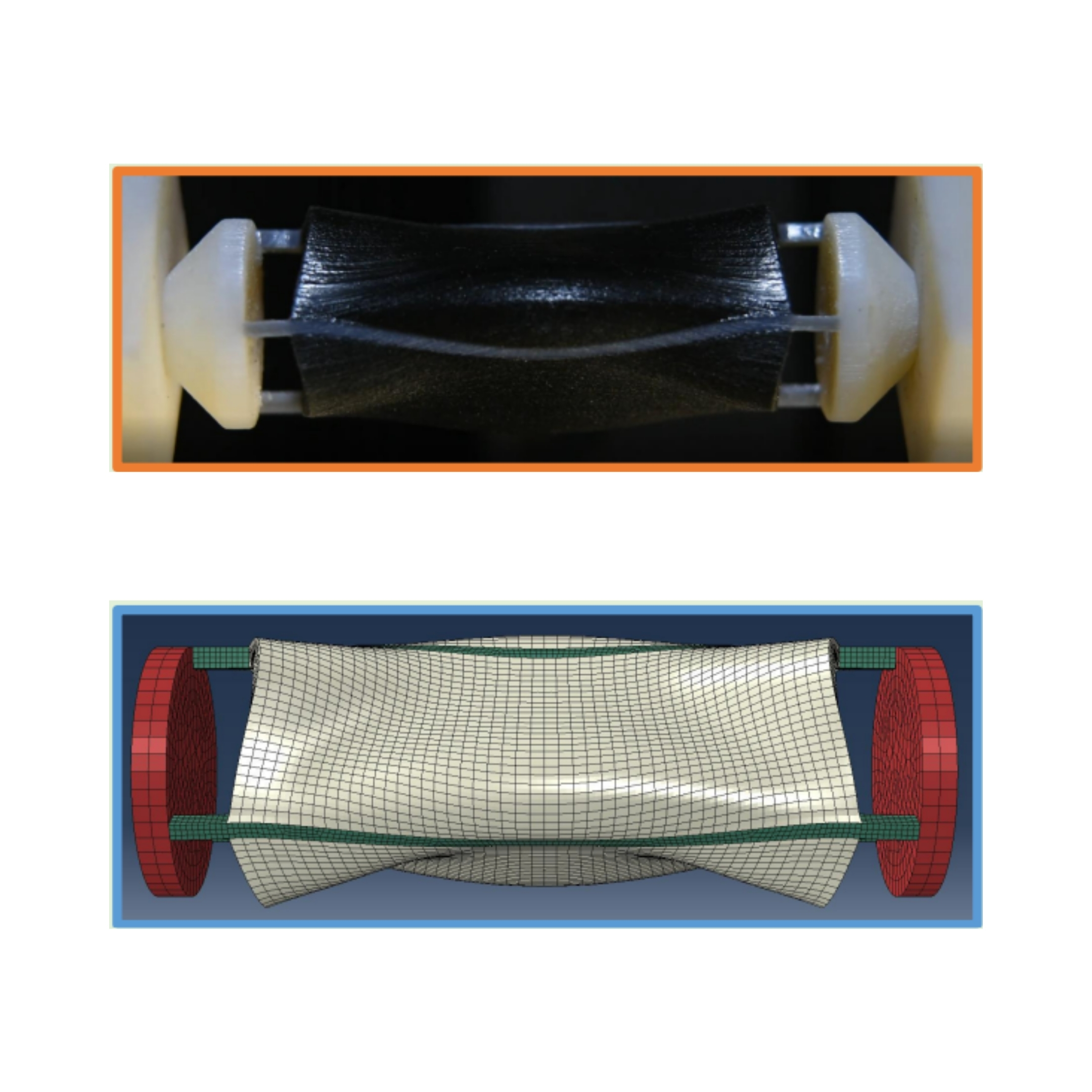 Test réalisé dans le cadre du projet SIMFACE sur un prototype imprimé en 3D