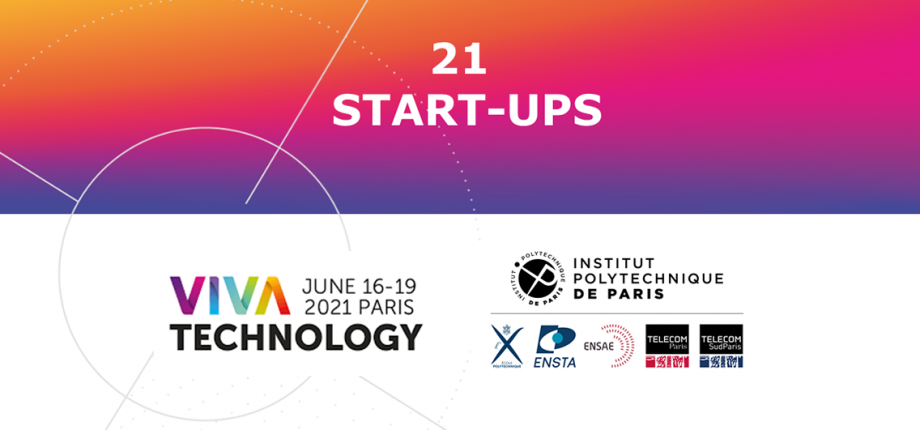 21 startups d'IP Paris à Vivatech !