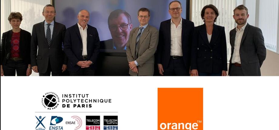 Partenariat entre Orange et IP Paris 