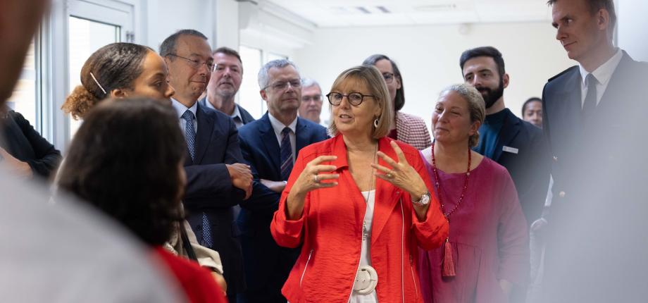 Minister Sylvie Retailleau visits Institut Polytechnique de Paris