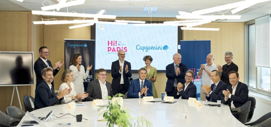 Le centre Hi! PARIS renouvelle son partenariat avec Capgemini