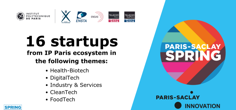 Sixteen IP Paris startups at Spring 2024