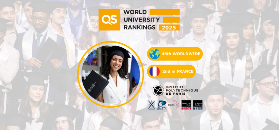 QS WUR 2025: IP Paris dans le TOP 50 des meilleures universités mondiales