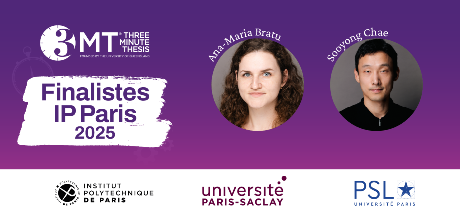 Les finalistes IP Paris du concours 3MT 2025