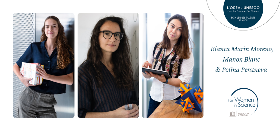 Trois chercheuses issues de l’Institut Polytechnique de Paris reçoivent le prix Jeunes Talents France L’Oréal-Unesco 2025
