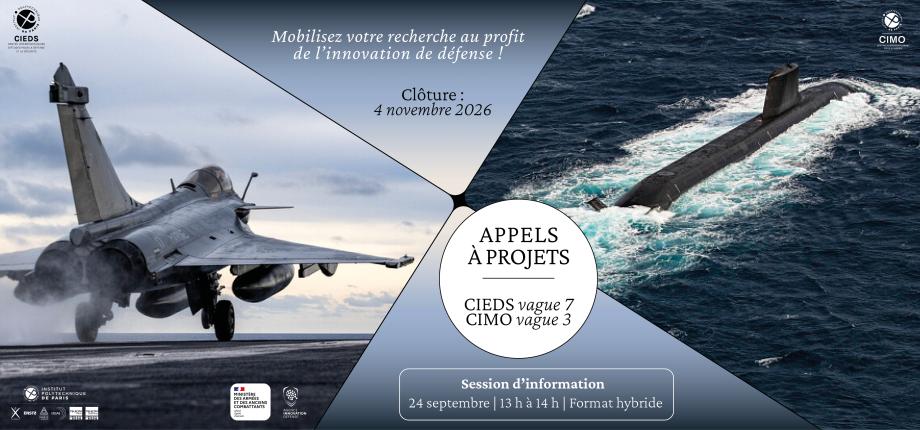 Appels à projets 2027 CIEDS & CIMO : mobilisez votre recherche pour l’innovation de défense !
