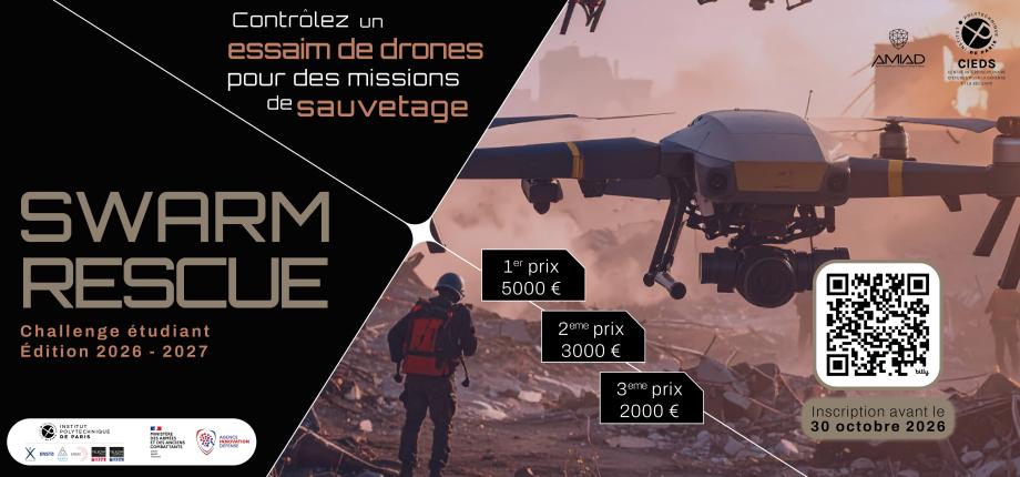 Challenge Swarm Rescue 2026 – 2027 : sauvez des vies en programmant un essaim de drones !