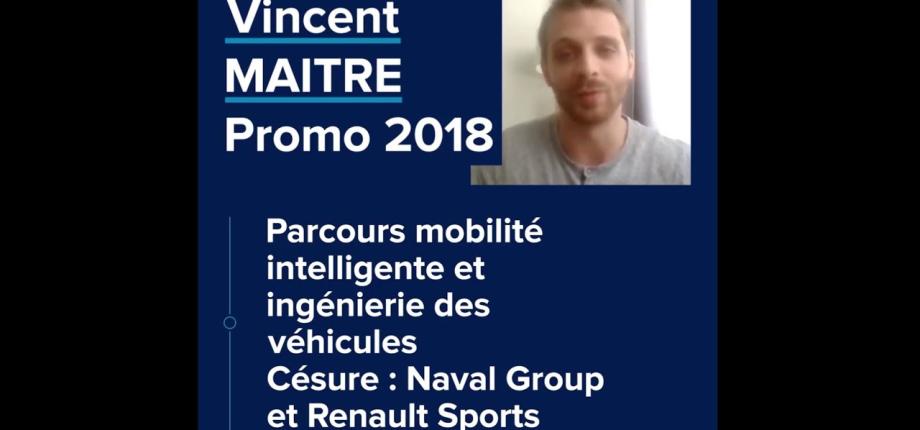 Vincent Maitre, diplômé du cycle ingénieur de l’ENSTA Paris
