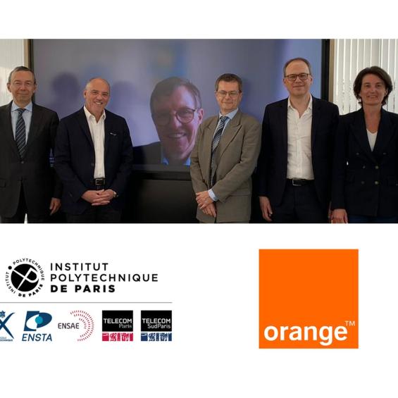 Partenariat entre Orange et IP Paris 