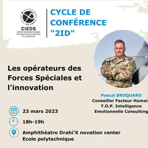 CIEDS "2ID" Conference: "Special force staff and innovation" 