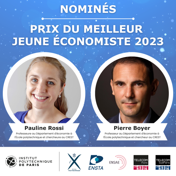 Pauline Rossi et Pierre Boyer, nominés au Prix du meilleur jeune économiste
