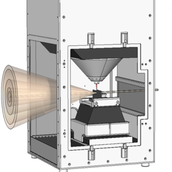 Live 3D printing of metallic alloys probed with synchrotron light