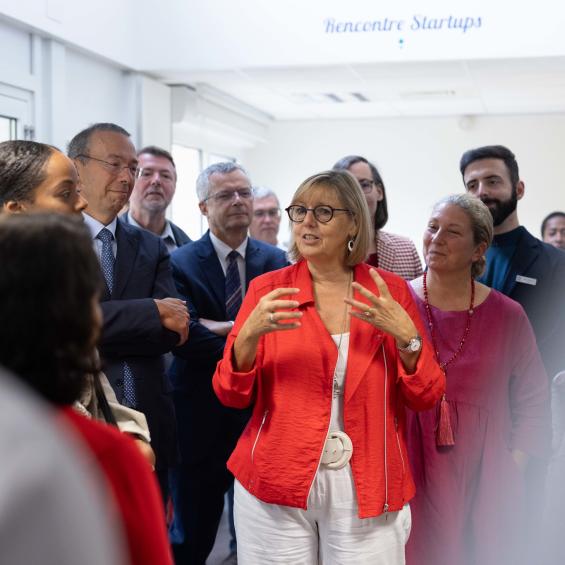 La ministre Sylvie Retailleau en visite à l’Institut Polytechnique de Paris