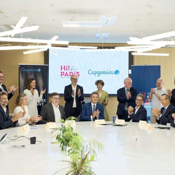 Le centre Hi! PARIS renouvelle son partenariat avec Capgemini