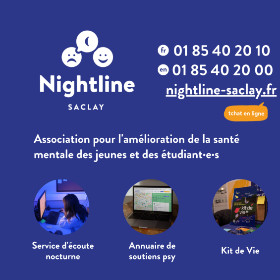 Mental health: IP Paris joins forces with Nightline to support its students