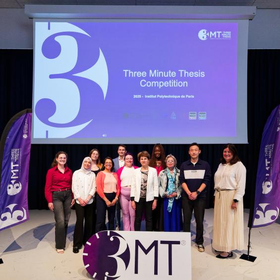 IP Paris PhD Students Winners of the 2025 Three-Minute Thesis Competition