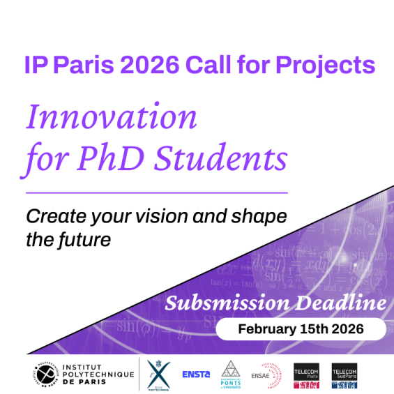 IP Paris Doctoral Call for Projects 2026: Give Your PhD a New Dimension