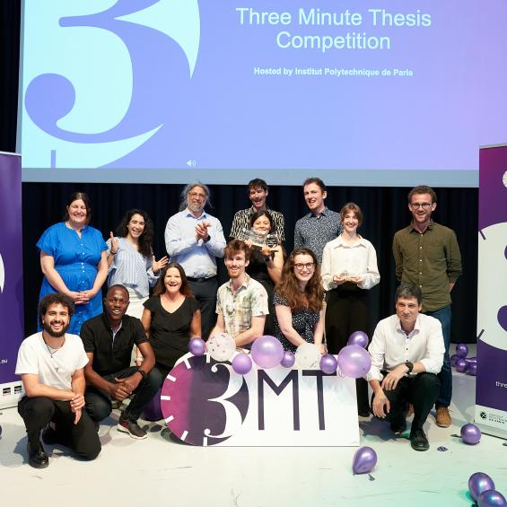 An IP Paris PhD Candidate Wins Top Honors at the 2026 Inter-University 3MT® Final