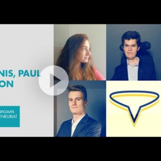 Eva, Yannis et Paul, élèves ingénieurs à Télécom SudParis