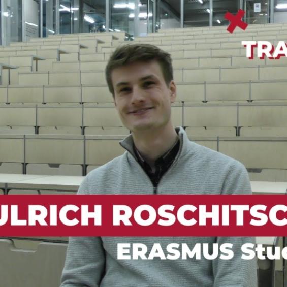 Ulrich Roschitsch, élève-ingénieur en Erasmus + à l’ENSAE Paris