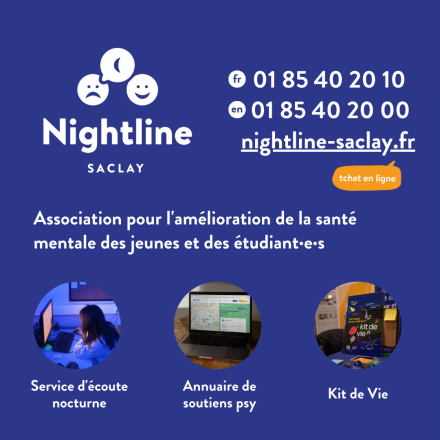 Mental health: IP Paris joins forces with Nightline to support its students