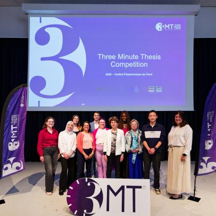 Les doctorants IP Paris vainqueurs du concours Three-Minute Thesis 2025
