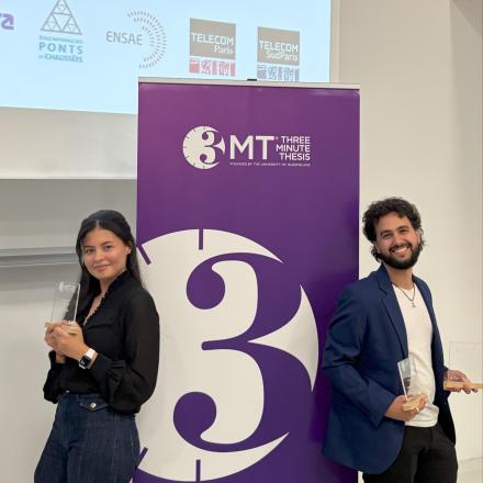 Safa Gharbi and Juan Lorenzo Santana Gonzalez win the 2026 IP Paris 3MT Competition
