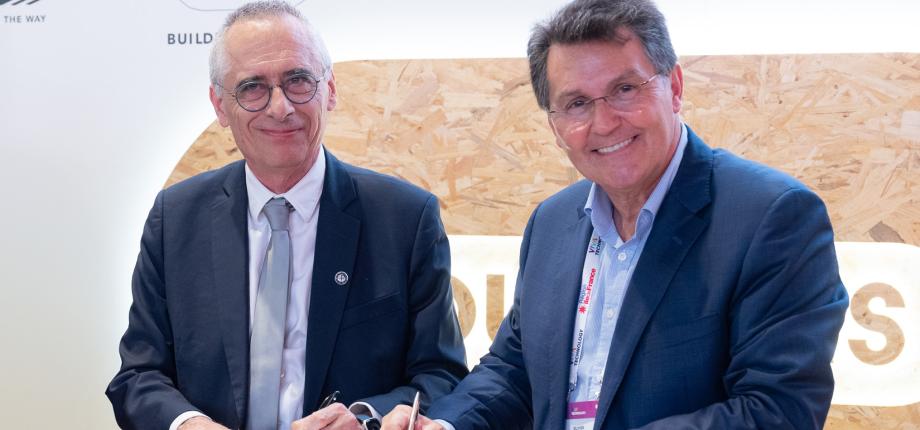 Bouygues, first partner to join the "IP Paris Connexion" programme launched by Institut Polytechnique de Paris to speed up innovation