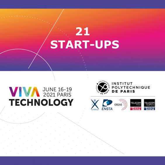 21 start-up de l’Institut Polytechnique de Paris sur VivaTechnology (VivaTech)