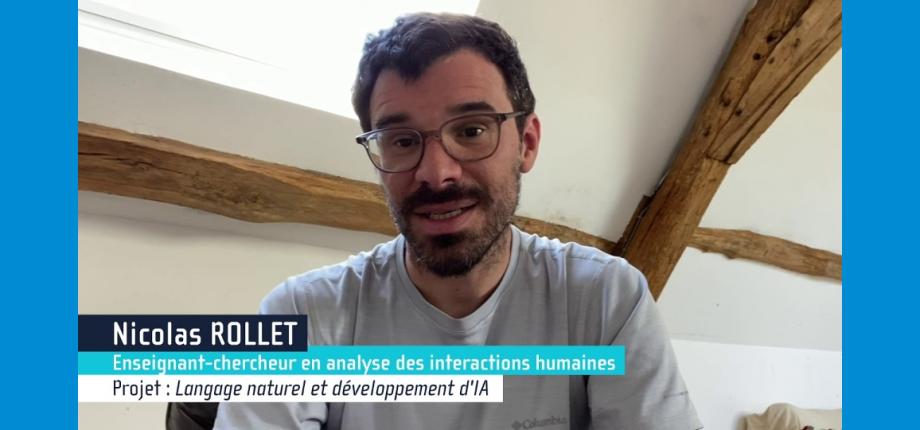 Nicolas Rollet "Langage naturel et développement d'IA"