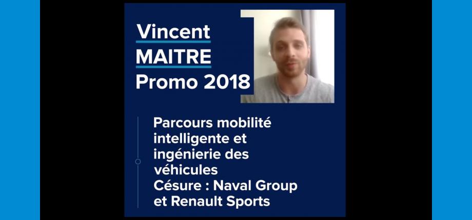 Vincent Maitre, diplômé du cycle ingénieur de l’ENSTA Paris