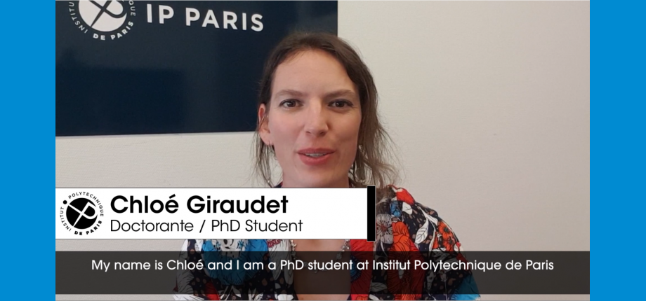 Chloé Giraudet, PhD student at IP Paris