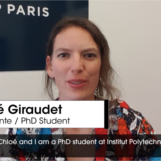 Chloé Giraudet, PhD student at IP Paris