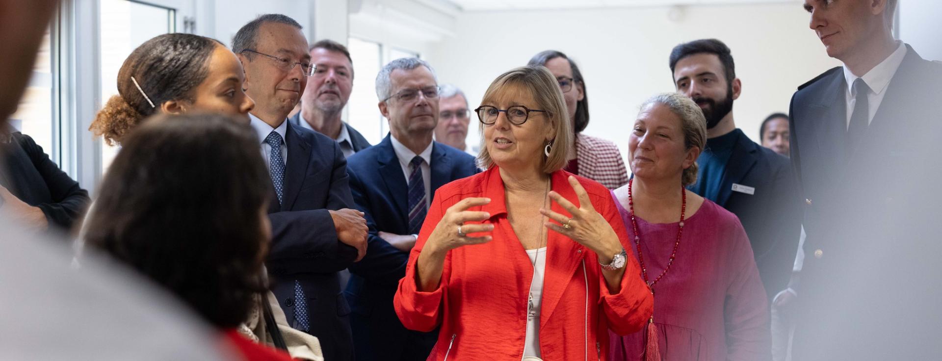 La ministre Sylvie Retailleau en visite à l’Institut Polytechnique de Paris