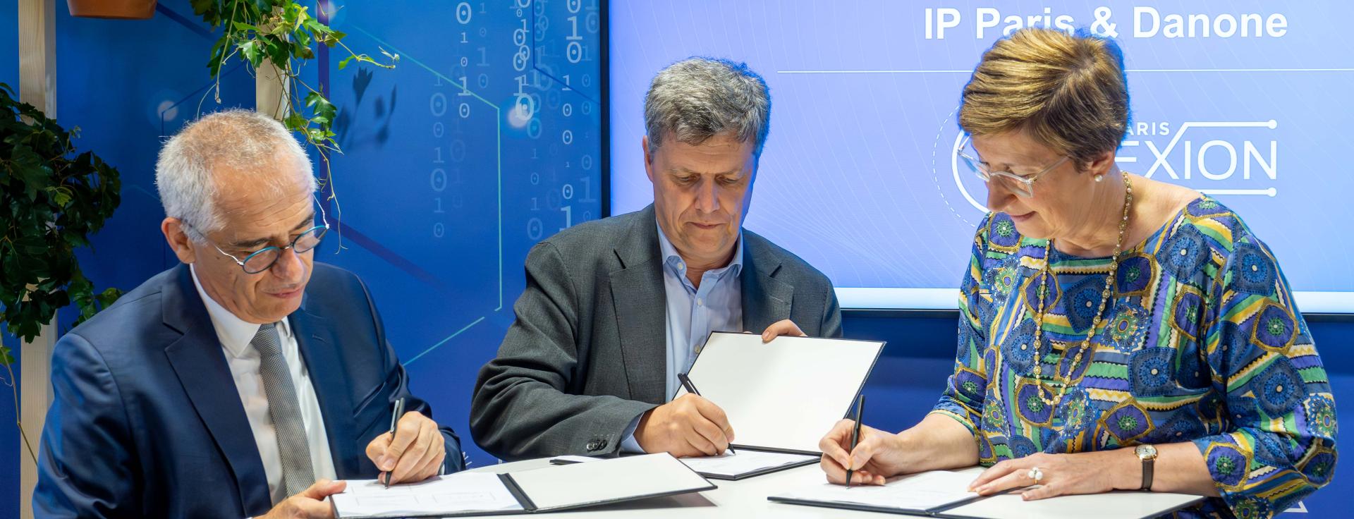 Danone et l’Institut Polytechnique de Paris signent un partenariat via le programme « IP Paris Connexion »