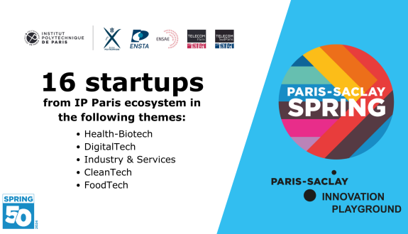 Sixteen IP Paris startups at Spring 2024