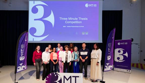 IP Paris PhD Students Winners of the 2025 Three-Minute Thesis Competition