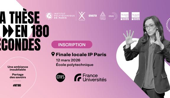 IP Paris final's contest of "My Thesis in 180 seconds 2026