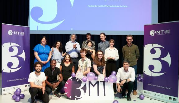 An IP Paris PhD Candidate Wins Top Honors at the 2026 Inter-University 3MT® Final